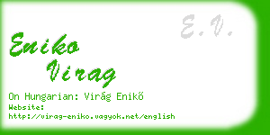 eniko virag business card