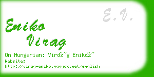 eniko virag business card